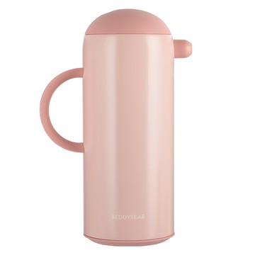 BEDDYBEAR 杯具熊 316不鏽鋼玻璃內膽保溫壺  1個  粉色  1600ml