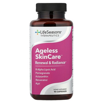 LifeSeasons, Ageless SkinCare，煥膚並容光煥發，90 粒膠囊