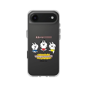 iPhone Air Clear Case（相機按鈕） 透明 - Usagyuuun 小突兔 - 太棒啦 !!!