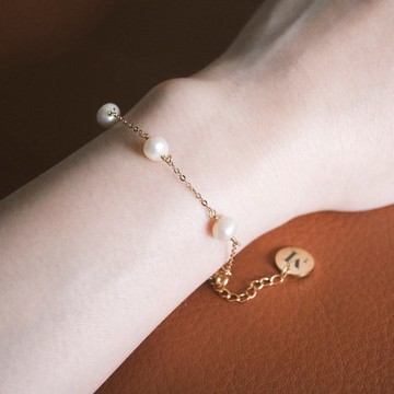 MAISON M Éclat de Perle 手鍊-金