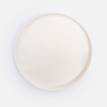伊登雙釉強化瓷圓盤21.3cm 白