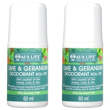 AUS LIFE 澳思萊 森林微露體香劑 60ml -清新持久 天然草本配方 滾珠設計  2件