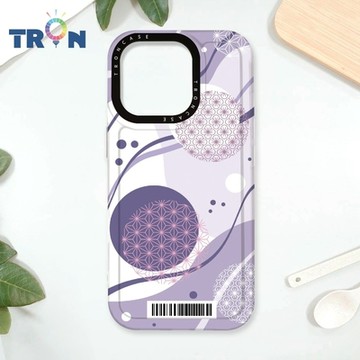TRON iPhone 16 Pro 日系和風圓點水球系列 防摔太空載具殼 透白 軟硬 手機殼