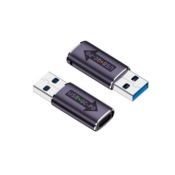 【ibits】MDD USB3.1轉Type-C轉接頭 OTG功能 10Gbps傳輸 QC電源轉PD快充 轉換器 32W