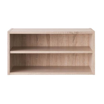 TZUMii艾莉絲加大二格櫃/空櫃/收納櫃/書櫃-原木色(單入)