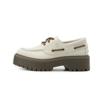 TIMBERLAND STONE STREET 厚底帆船鞋 米白 A2GVFEX4 女鞋