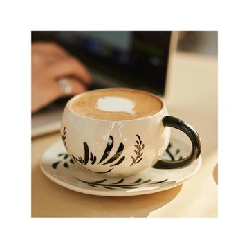 咖啡杯蛋杯小眾拿鐵高檔精致陶瓷杯子杯碟女士個人專用好看下午茶
