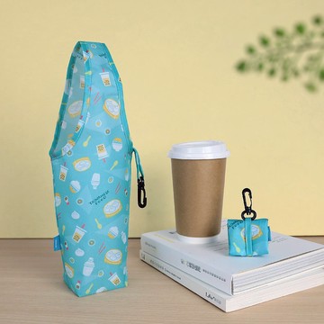 環保飲料袋【袋走-台灣小吃】掛勾設計 輕便收納