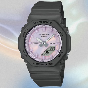 CASIO卡西歐 G-SHOCK 閃耀光澤 雙顯腕錶 GMA-P2100PC-1A