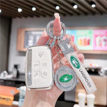 路虎捷豹xel鑰匙套新衛士攬勝極光星脈神行5發現4車xlf殼包扣女士