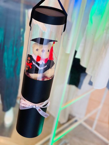 精美畢業單支小熊禮盒 二色可選  | 畢業 生日首選 | 台北可自取