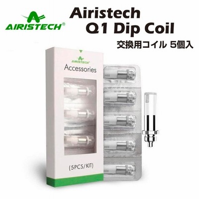 cbd Airistech airis 8/The Headbanger用 タッチコイル 5個入 Q1 Dip Coil ワックス アイリステック エアリステック ディップ wax 電子タバコ ベイプ vape