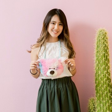 CANDY BEAR  泡泡糖熊肩背式零錢包