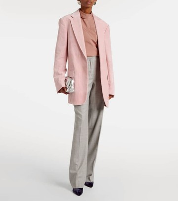 Dries Van Noten Checked wool straight pants