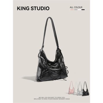 蝴蝶結通勤百搭鏈條單肩托特包