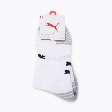 PUMA NOS 素色跳豹厚底短襪 白 BB140602