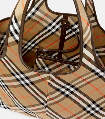 Burberry Burberry Check Medium canvas tote bag