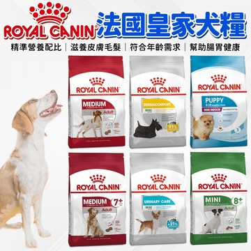 🔥嘟比寵物🔥法國皇家 ROYAL CANIN 狗飼料 犬乾糧 幼犬/離乳犬/成犬/品種犬/老犬