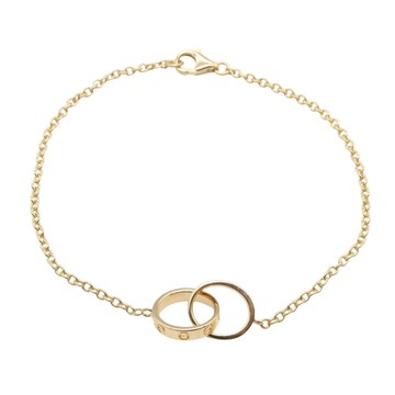 Cartier 卡地亞 18K黃金 Love 手鍊 【二手名牌BRAND OFF】