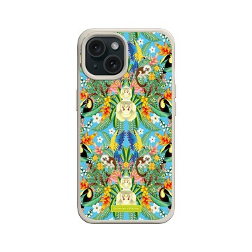 iPhone 15 SolidX 貝殼灰 - Catalina Estrada - Jungle Life