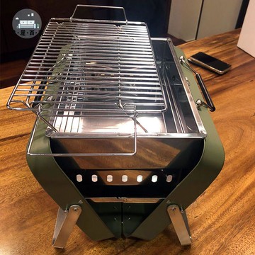 免運 燒烤爐 戶外燒烤架 便攜燒烤架戶外折疊木炭燒烤爐家用小型不銹鋼迷你烤肉爐野餐烤箱 工廠現貨直銷 可開發票 全館折扣 m5620