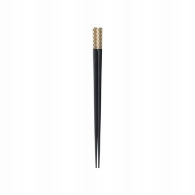 アクリル樹脂＆PBT樹脂箸 23.0cm アクリルコラボ箸 チェッカーゴールド