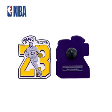 NBA 球星形象彩色徽章 湖人隊 #23 LeBron James
