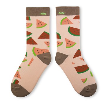 Best Tag 西瓜圖案襪 25-28cm