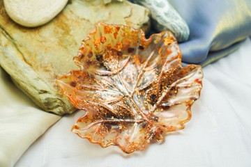 秋楓紅影—落葉奧根盤