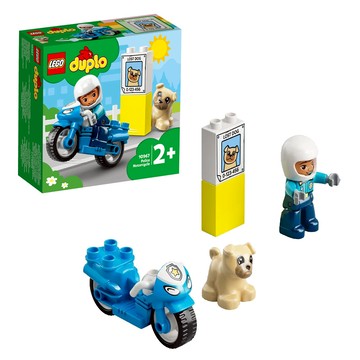 LEGO 10967 得寶系列 警察摩托車  混和顏色  1盒