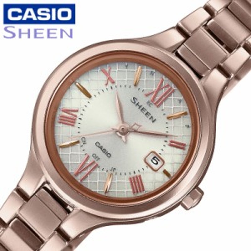 カシオ 電波 ソーラー 腕時計 CASIO 時計 シーン SHEEN 女性