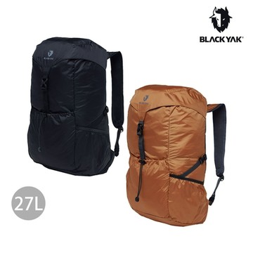 BLACKYAK 韓國 PACKABLE 27L輕量折收後背包(南瓜橘/黑色)| 攻頂包 運動配件 後背包 登山包 休閒包 |BYDB2NBE01