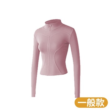 【CS22】雙曲弧線速乾修身瑜珈運動外套(一般款)S-3XL