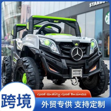 OZON兒童電動.車四輪越野.車遙控小孩玩具.車可坐人2-8歲寶寶電瓶.車擺件