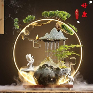 流水擺件 風水擺件 客廳擺件 玄關擺件 茶桌擺件 招財擺件 擺件 擺飾 招財生財 流水噴泉循環水 客廳擺件 喬遷開業禮品