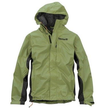美國百分百【全新真品】Timberland 男 綠色 夾克 連帽 外套 戶外 立領 防風 防水 超取 M號 B980