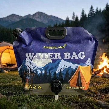 Amberland金閃閃便攜式戶外儲水袋露營裝備戶外攜登山摺疊