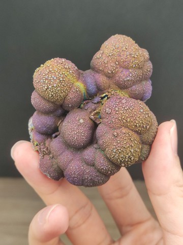 頂級 大佛珠力泥活石(藍紫色) 爺爺級 招財 升運 冥想 改善氣場