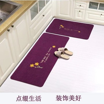 廚房地墊地毯長條吸油吸塵腳墊防滑墊吸水門墊家用門廳門口浴室墊