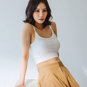 有感衣 超薄透氣U領BRA TOP A203 (白)