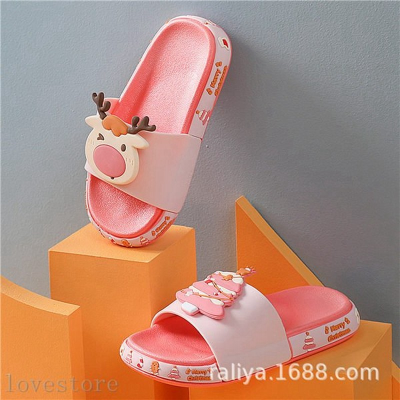 スリッパ 夏用 エルクスリッパ カップル 親子スリッパ 子供用 ルームスリッパ 軽量 耐久性 室内 ルームシューズ 可愛い クリスマス 通販 Lineポイント最大0 5 Get Lineショッピング