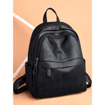 專柜真皮背包新款韓版百搭軟皮包包大容量旅行羊皮雙肩包女士