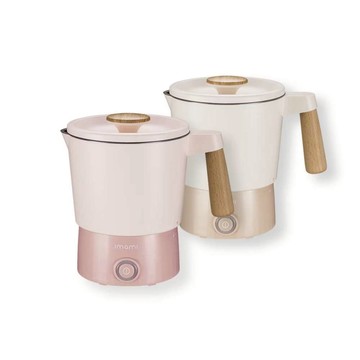 日本imami 飛享鍋 雙電壓迷你折疊快煮鍋 (奶油拿鐵/乾燥玫瑰) 日本imami 飛享鍋 雙電壓迷你折疊快煮鍋 (乾燥玫瑰)