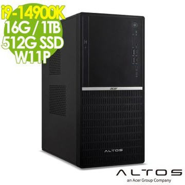 Acer 宏碁 Altos P130F9 商用工作站 (i9-14900K/16G/1TB+512G SSD/W11P)