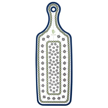 AESLA Fleur 花朵圖案雙面用砧板/托盤  1個  混合顏色  383 x 138 x 11mm