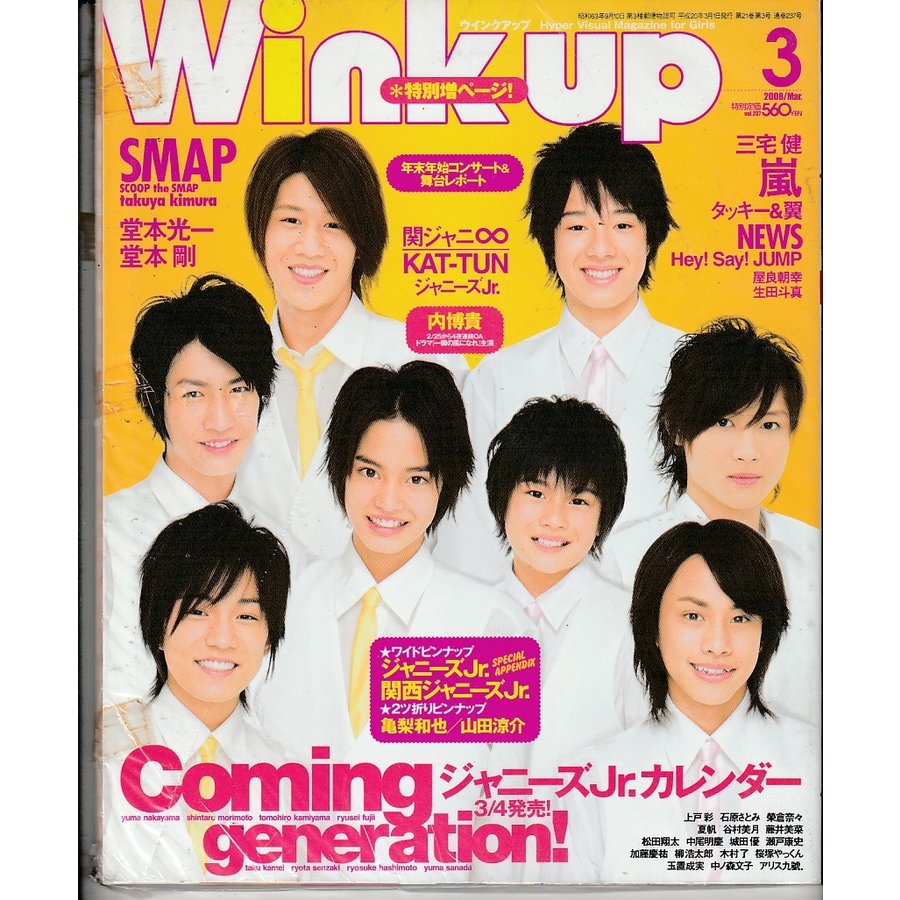 Wink up ウインクアップ　2008年3月号　雑誌