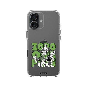 iPhone 17 Clear Case（相機按鈕） 透明 - 航海王 One Piece - 索隆十郎．ONEPIECE