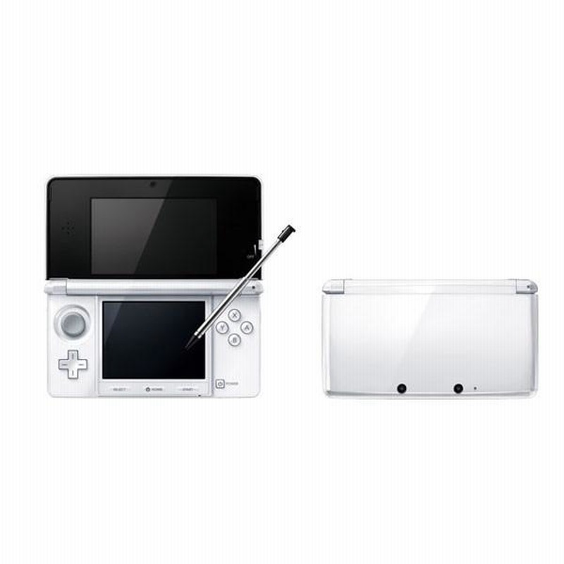 任天堂3DS美品 中古】【美品】Nindento 3DS本体(アイスホワイト) ☆箱