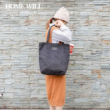 【虧本特賣】帆布包女單肩文藝小清新學生慵懶風復古ins購物袋