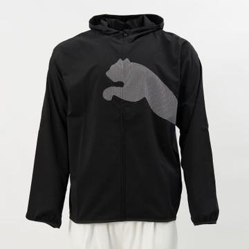 Puma 訓練系列 TAD 男款 黑色 運動 休閒 拉鍊 口袋 大跳豹 連帽 風衣 歐規 外套 52673501